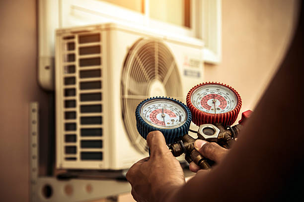 Professional Hvac Installation technician working in Morgan, GA